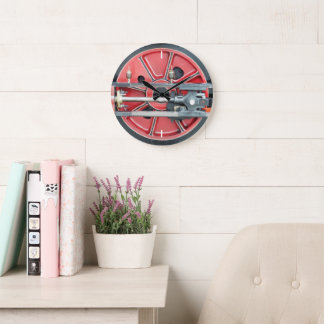 STEAM TRAINS LARGE CLOCK