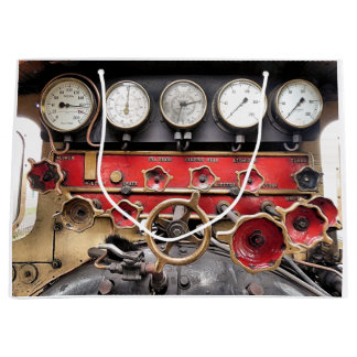 STEAM TRAINS LARGE GIFT BAG