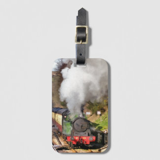 STEAM TRAINS LUGGAGE TAG