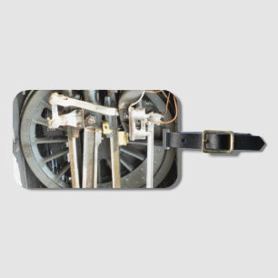 STEAM TRAINS LUGGAGE TAG