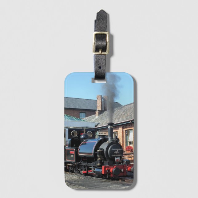 STEAM TRAINS LUGGAGE TAG (Front Vertical)