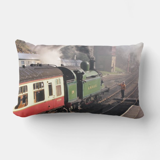 STEAM TRAINS LUMBAR CUSHION (Front)