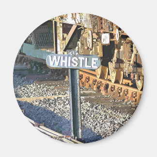 STEAM TRAINS MAGNET