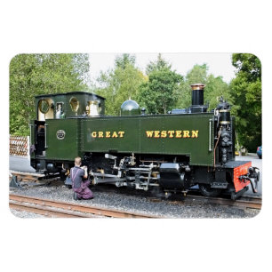STEAM TRAINS MAGNET
