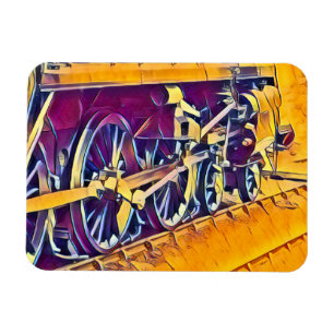 STEAM TRAINS  MAGNET
