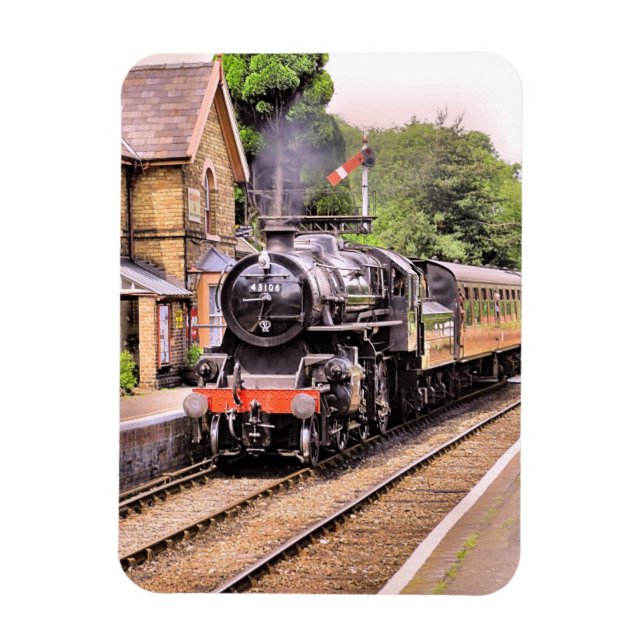 STEAM TRAINS  MAGNET (Vertical)