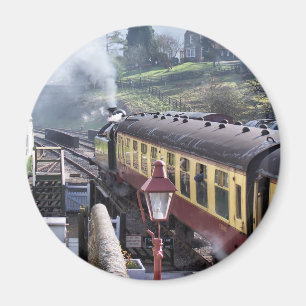 STEAM TRAINS MAGNET