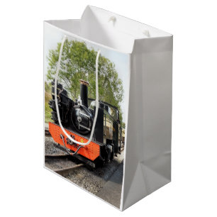 STEAM TRAINS MEDIUM GIFT BAG