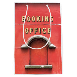 STEAM TRAINS MEDIUM GIFT BAG