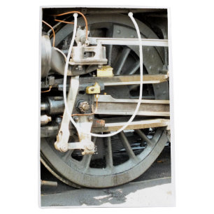 STEAM TRAINS MEDIUM GIFT BAG