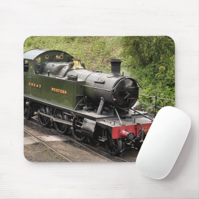 STEAM TRAINS MOUSE MAT (With Mouse)