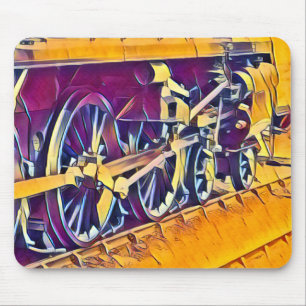 STEAM TRAINS   MOUSE MAT