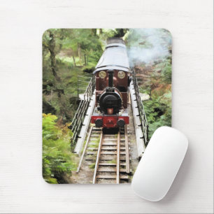STEAM TRAINS MOUSE MAT