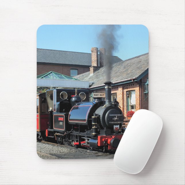 STEAM TRAINS MOUSE MAT (With Mouse)