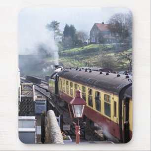 STEAM TRAINS MOUSE MAT
