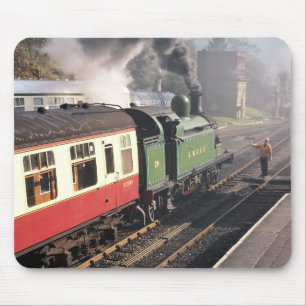 STEAM TRAINS MOUSE MAT