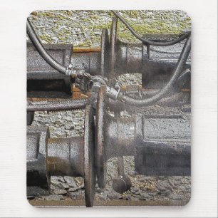 STEAM TRAINS MOUSE MAT