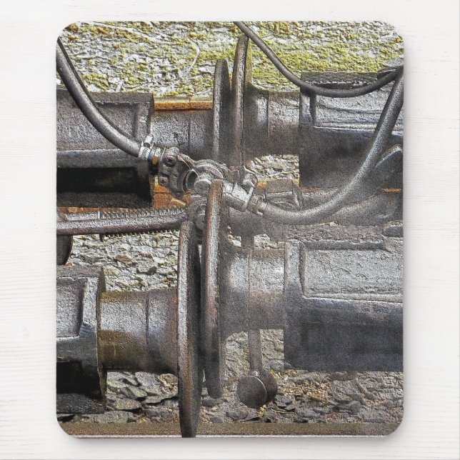 STEAM TRAINS MOUSE MAT (Front)