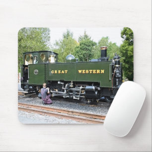 STEAM TRAINS MOUSE MAT