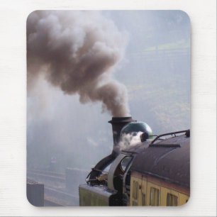 STEAM TRAINS MOUSE MAT
