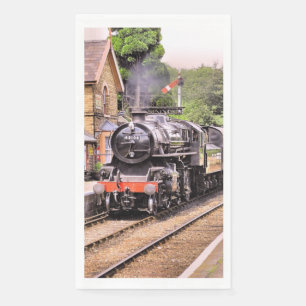 STEAM TRAINS   NAPKIN
