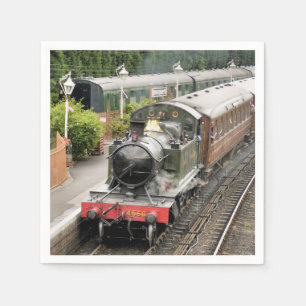 STEAM TRAINS NAPKIN