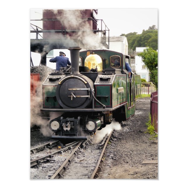 STEAM TRAINS PHOTO PRINT (Front)