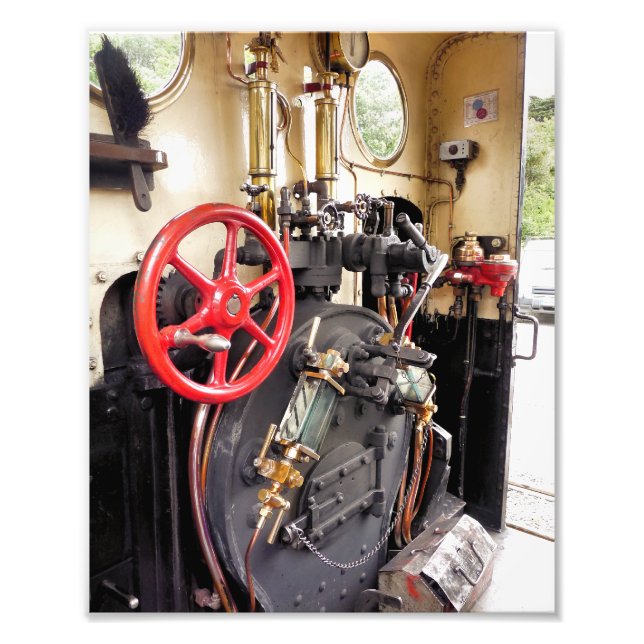STEAM TRAINS PHOTO PRINT (Front)