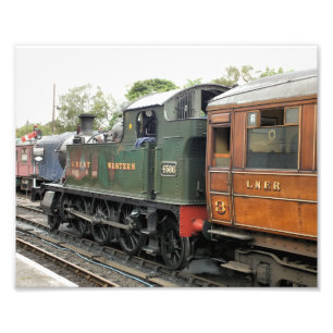 STEAM TRAINS PHOTO PRINT