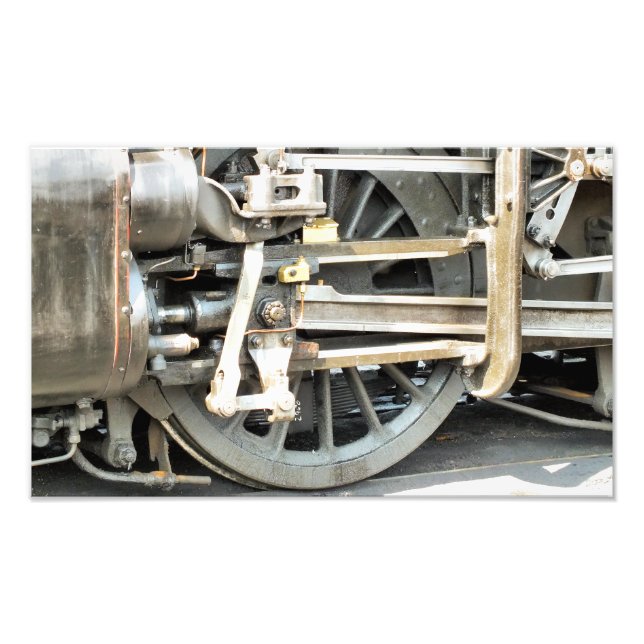 STEAM TRAINS PHOTO PRINT (Front)