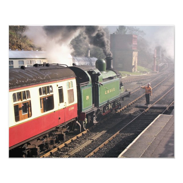 STEAM TRAINS PHOTO PRINT (Front)