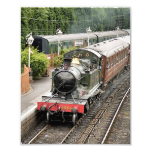 STEAM TRAINS PHOTO PRINT