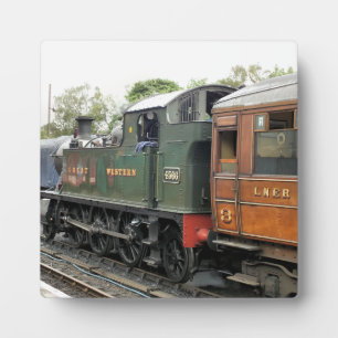 STEAM TRAINS PLAQUE