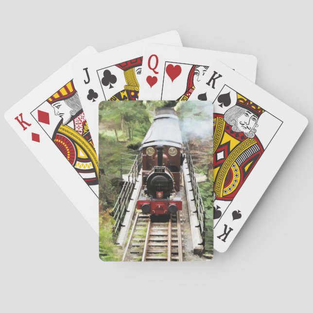 STEAM TRAINS PLAYING CARDS (Back)