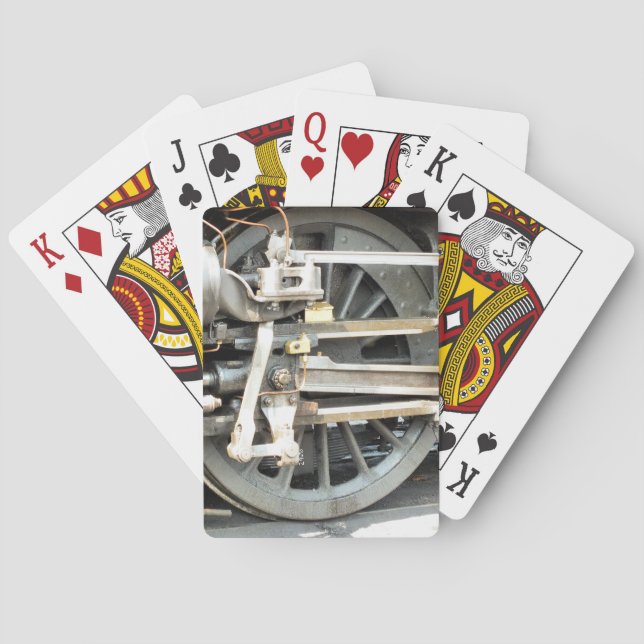 STEAM TRAINS PLAYING CARDS (Back)
