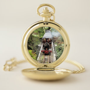 STEAM TRAINS POCKET WATCH