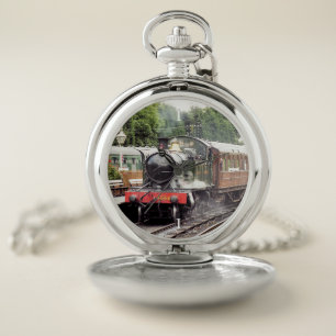STEAM TRAINS POCKET WATCH