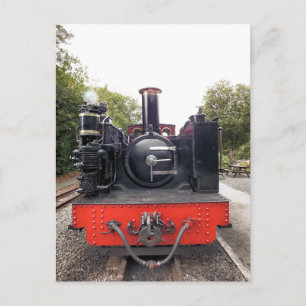 STEAM TRAINS POSTCARD