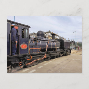 STEAM TRAINS POSTCARD