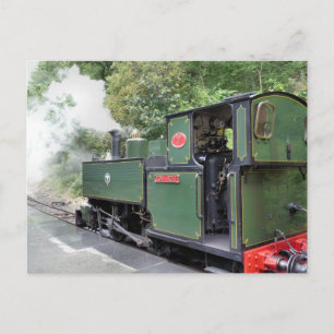 STEAM TRAINS POSTCARD