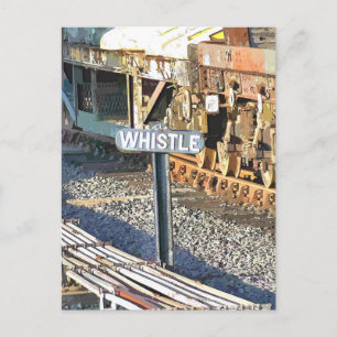 STEAM TRAINS POSTCARD