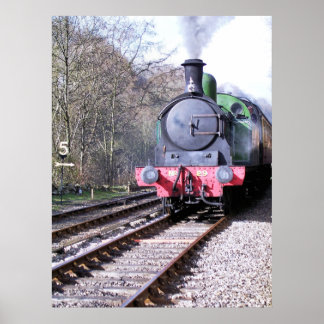 STEAM TRAINS POSTER
