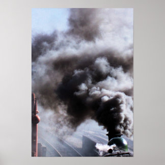 STEAM TRAINS POSTER