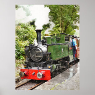 STEAM TRAINS POSTER
