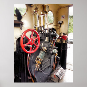STEAM TRAINS POSTER