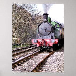 STEAM TRAINS POSTER