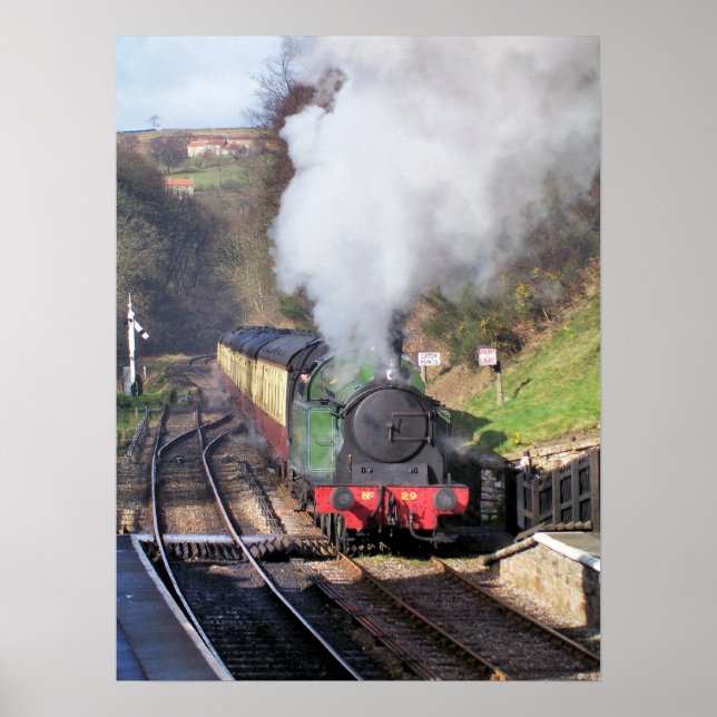 STEAM TRAINS POSTER (Front)