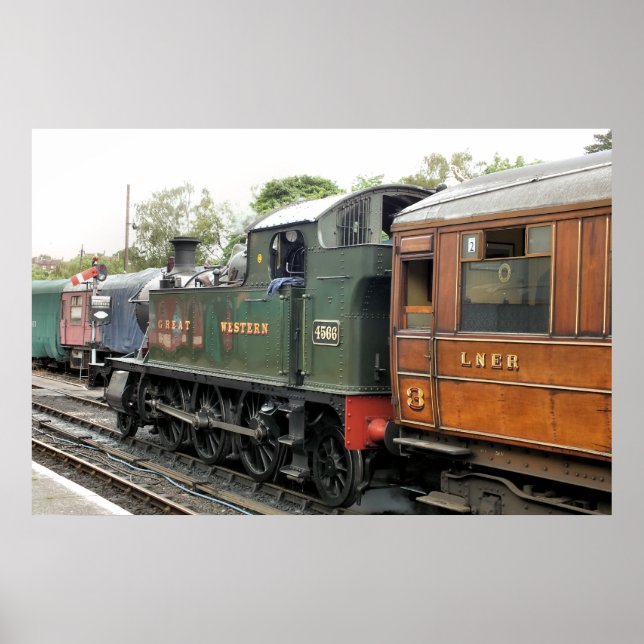 STEAM TRAINS POSTER (Front)