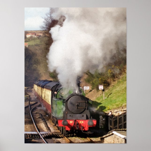 STEAM TRAINS POSTER (Front)
