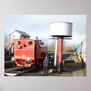 STEAM TRAINS POSTER